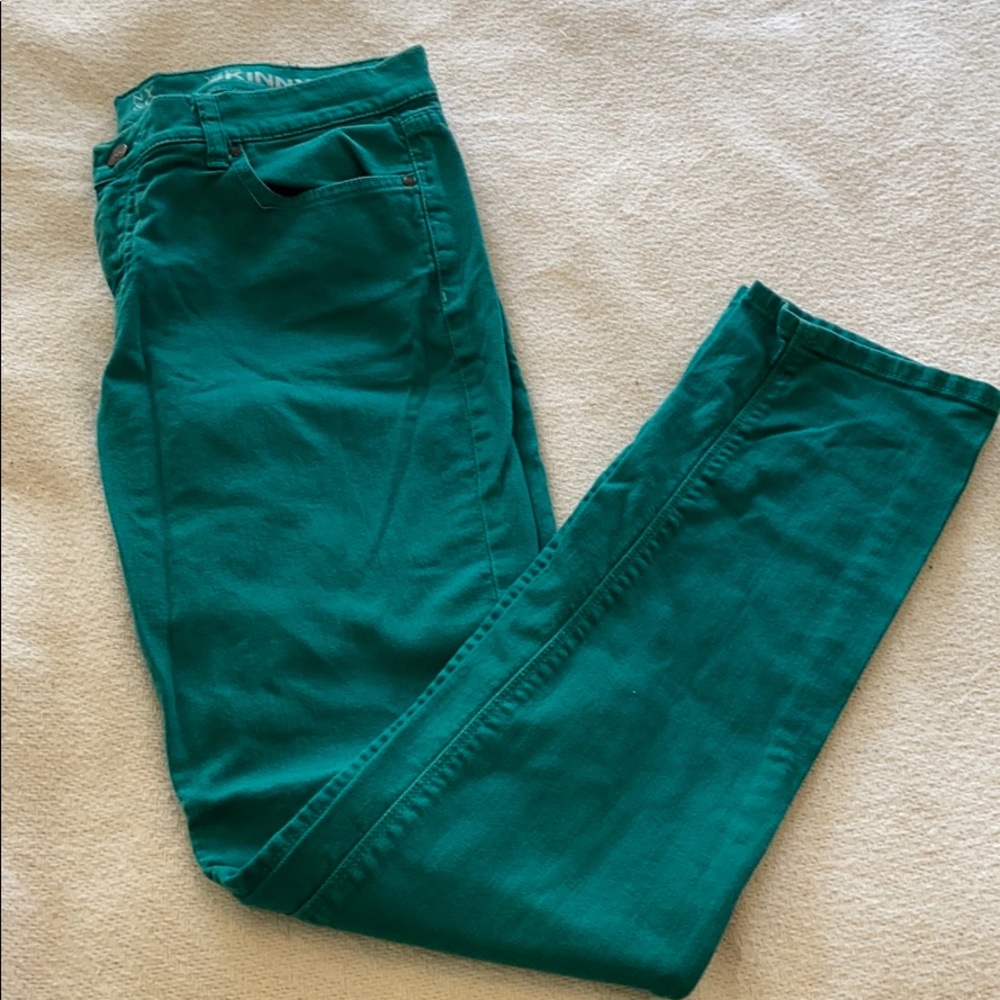 •New York & Company• Teal Liw Rise Skinny Jean